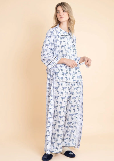 Be Mine Robe | Blue | Equestrian Sleepwear Collection