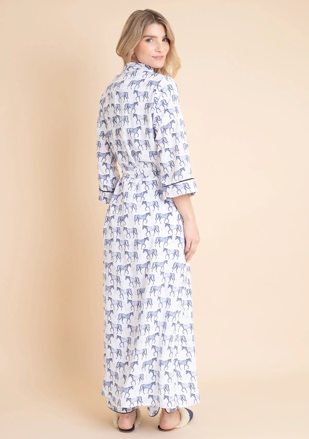 Be Mine Robe | Blue | Equestrian Sleepwear Collection