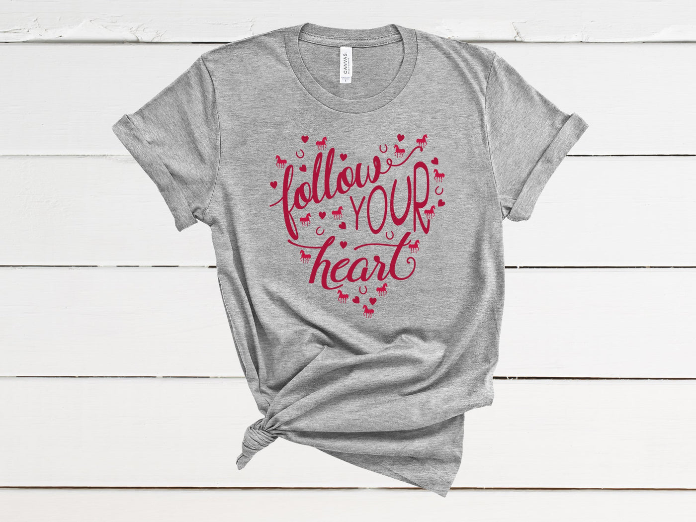 Follow Your Heart Women's Relaxed Fit T-Shirt
