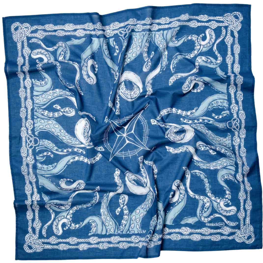 34" Wild Rag Nautilus Bandana