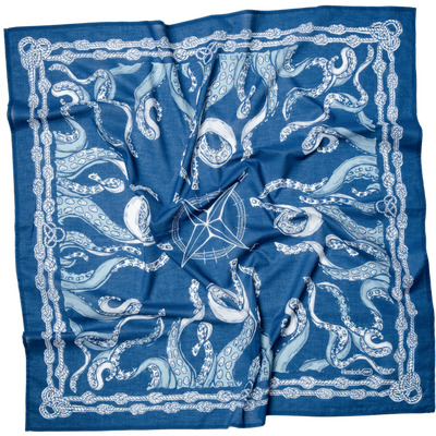 34" Wild Rag Nautilus Bandana