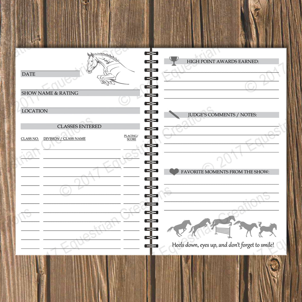 Horse Show Journal