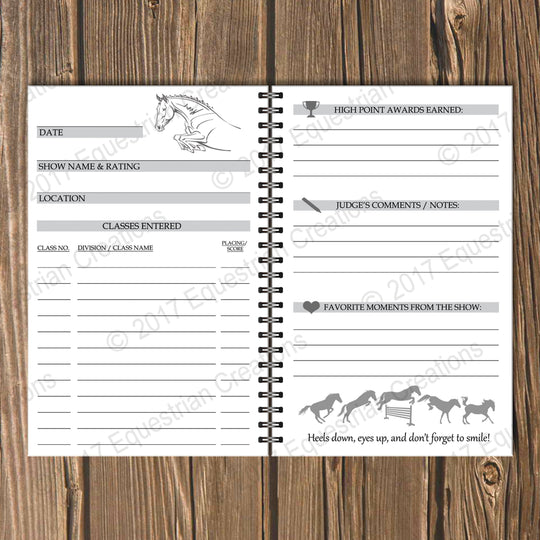 Horse Show Journal