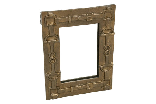 Huntley Equestrian Rectangle Mirror with Decorative Bits
