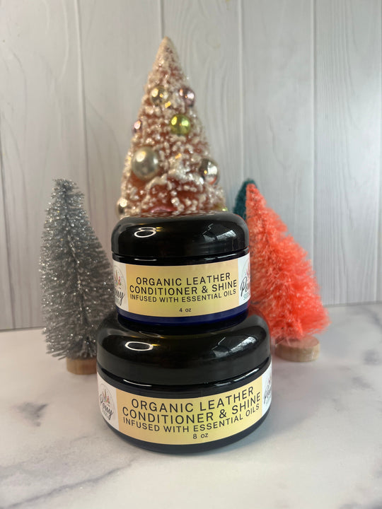 4 oz - Organic Leather Conditioner &amp; Shine