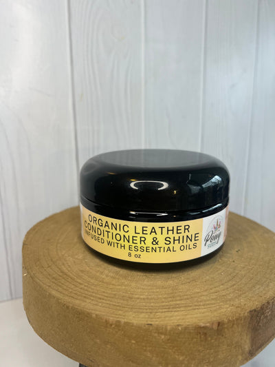 4 oz - Organic Leather Conditioner & Shine