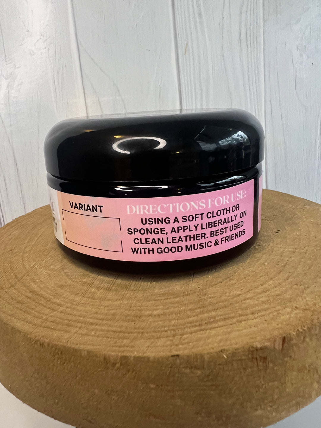 4 oz - Organic Leather Conditioner &amp; Shine