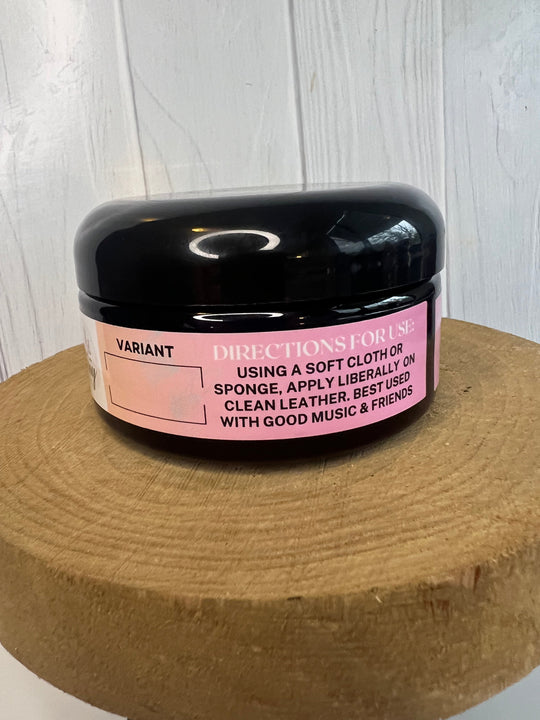 4 oz - Organic Leather Conditioner &amp; Shine