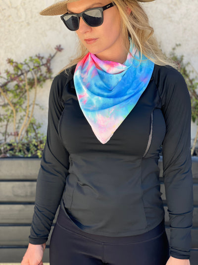 Tie Dye Print Magnetic Bandana