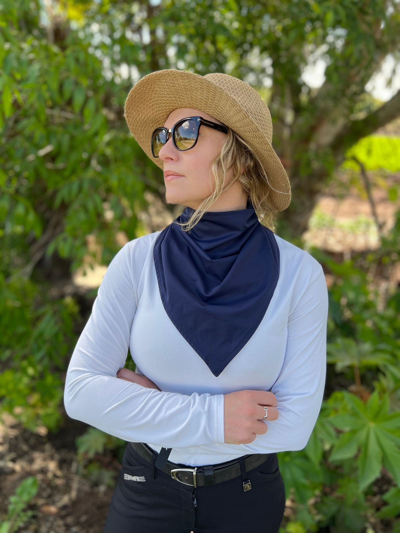 Navy Blue Magnetic Bandana