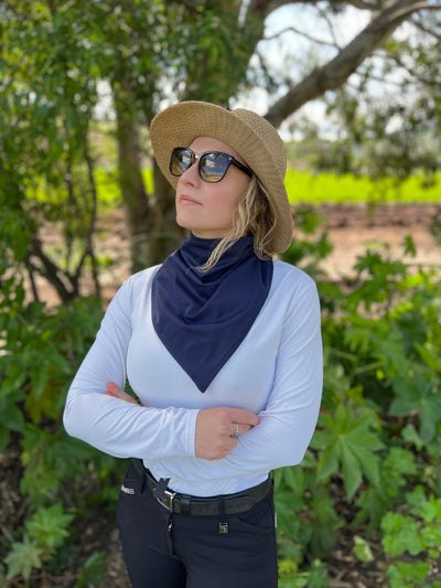 Navy Blue Magnetic Bandana