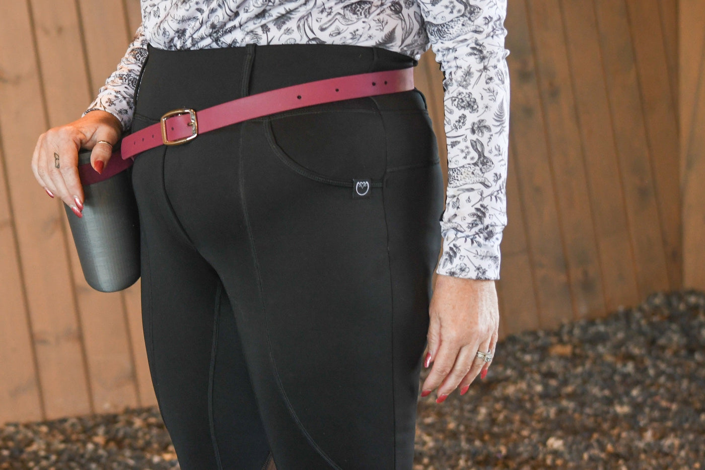 Kindness Knee-Patch Breeches (Classic Black)