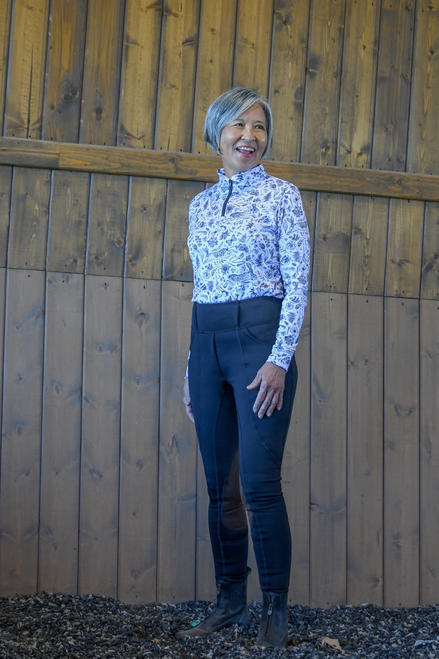Kindness Knee-Patch Breeches (Classic Black)