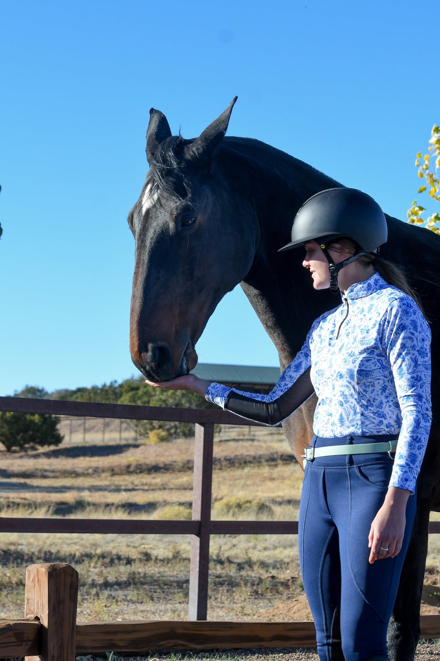 Kindness Knee-Patch Breeches (Navy Blue)