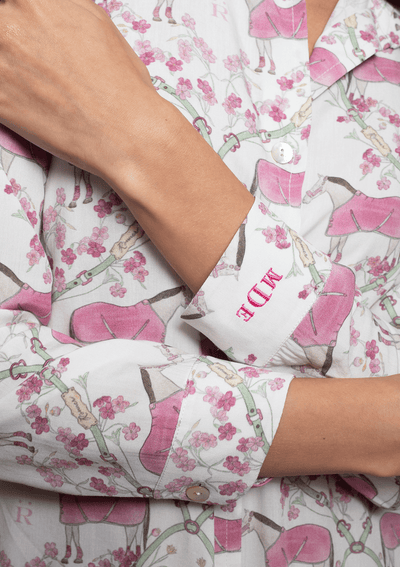 Midnight Mare Nightshirt PJ’s | Pink | Equestrian Sleepwear Collection