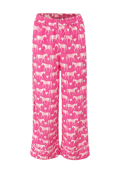 Be Mine PJ'S Set | Hot Pink | Equestrian Sleepwear Collection