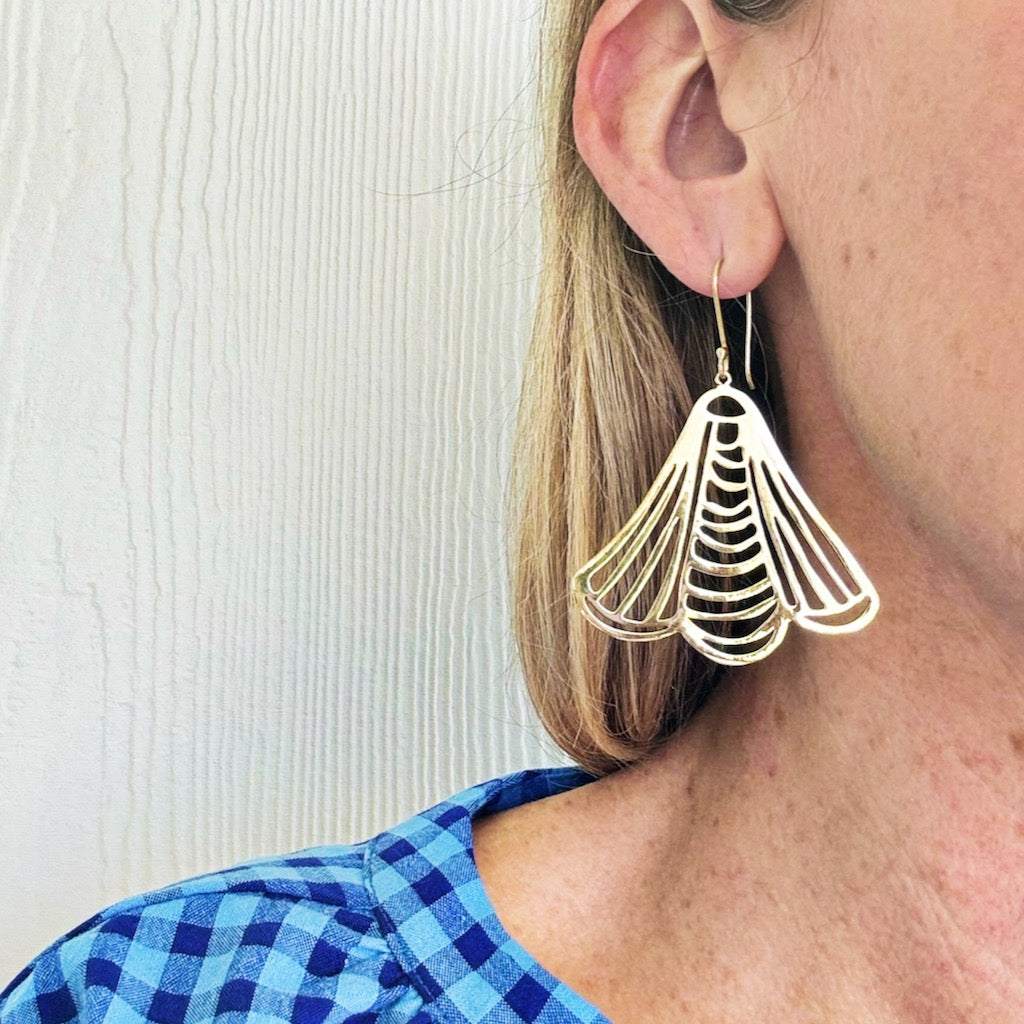 Josie Brass Earrings