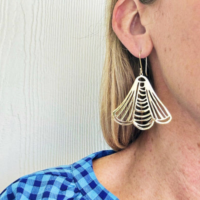 Josie Brass Earrings