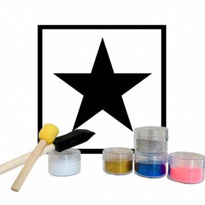 Gallop Glitter Star Mini Stencil Kit from Armor Equestrian