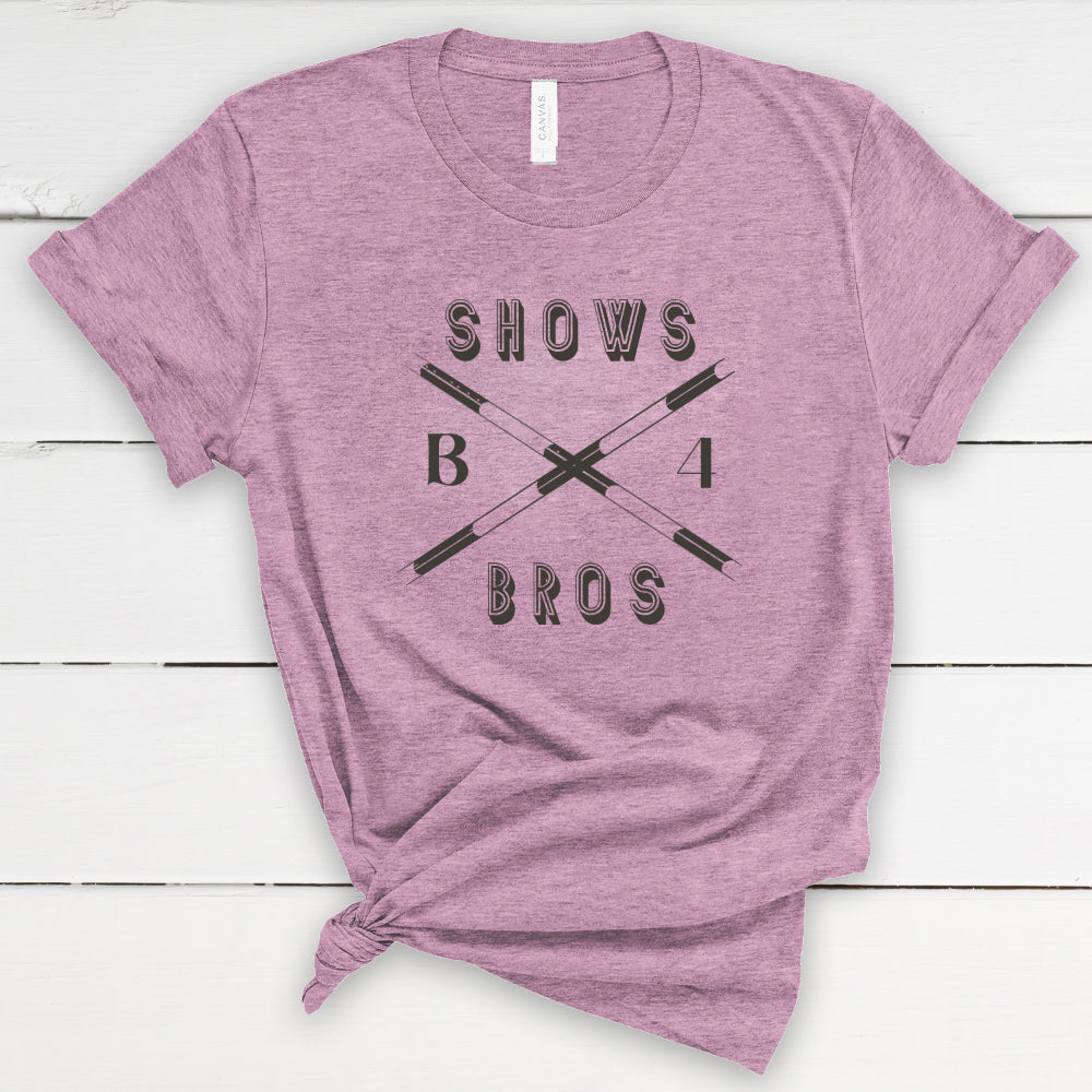 Shows Before Bros Adult T-Shirt