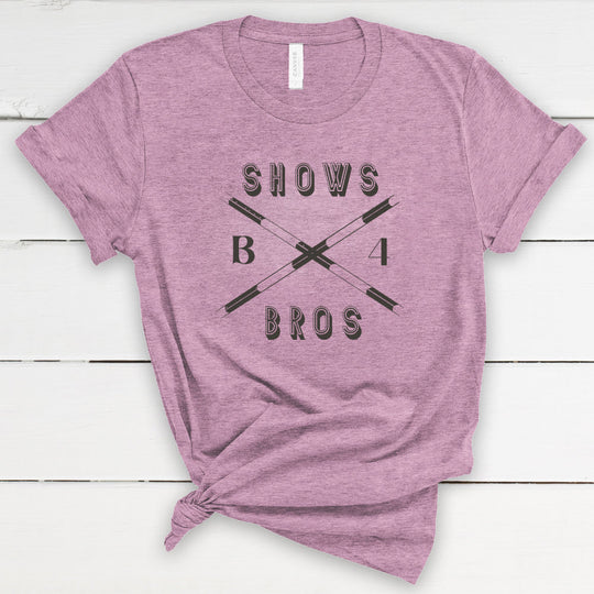 Shows Before Bros Adult T-Shirt