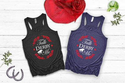 Talk Derby to Me Racerback Tank Top