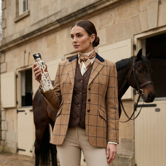 Bits &amp; Bridles 25oz Insulated Bottle | Equestrian Heritage