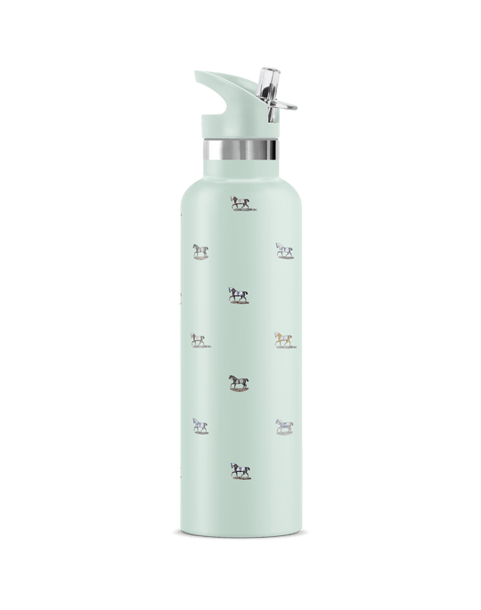 Veredus I 25oz Insulated Bottle | Mint Horse Motif