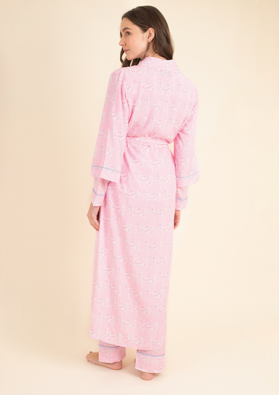 Whisper Robe | Blossomare Print | Feather Pink | Equestrian Sleepwear Collection