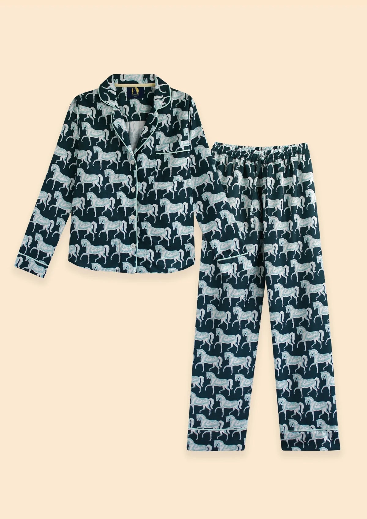 Whisper Long Sleeve Pajama Set | Blossomare Print | Crystal