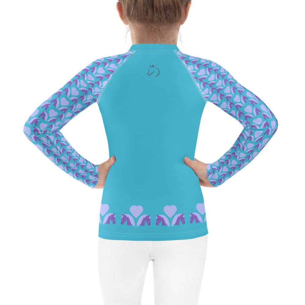 Love Your Pony in Blue — Kids' Training Shirt