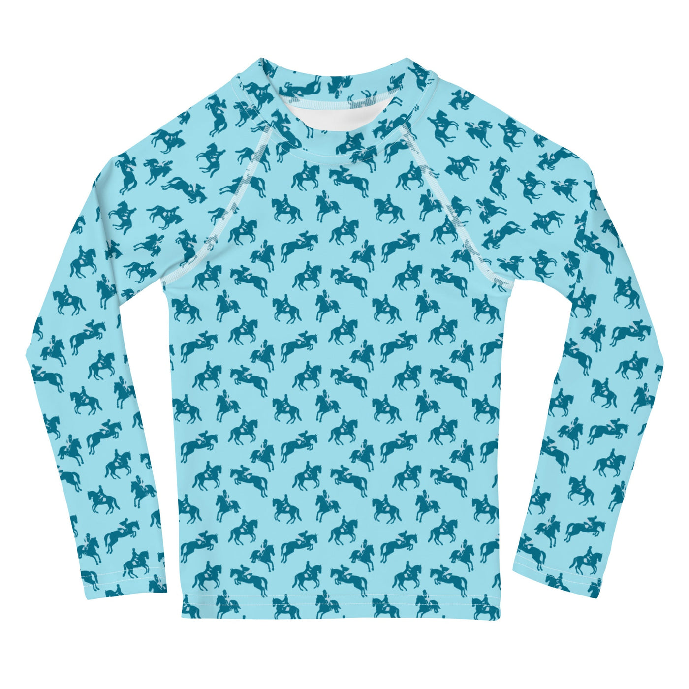 Three Phase — Kid's Training Shirt in Sky Blue