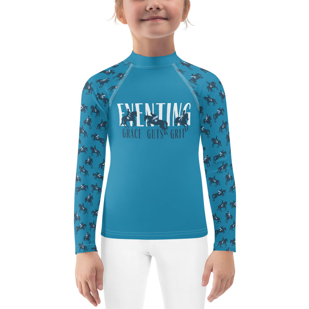 Grace, Guts and Grit — KId's Training Shirt in Marine Blue