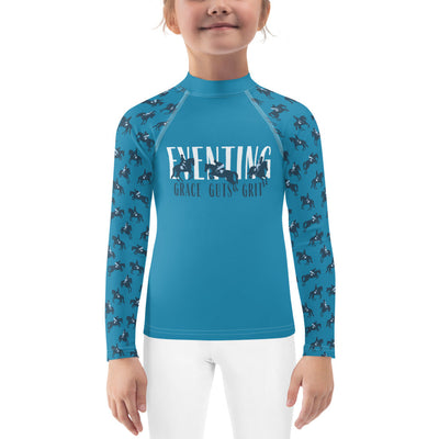 Grace, Guts and Grit — KId's Training Shirt in Marine Blue