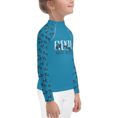 Grace, Guts and Grit — KId's Training Shirt in Marine Blue