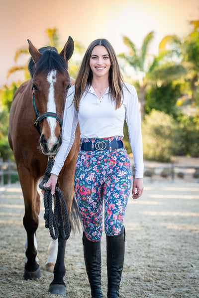 Athletic Breech - Navy Floral