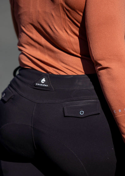 Brianne Everyday Riding Breeches in Black