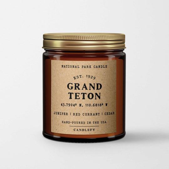 Grand Teton National Park Candle