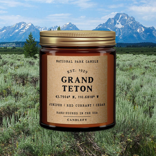 Grand Teton National Park Candle