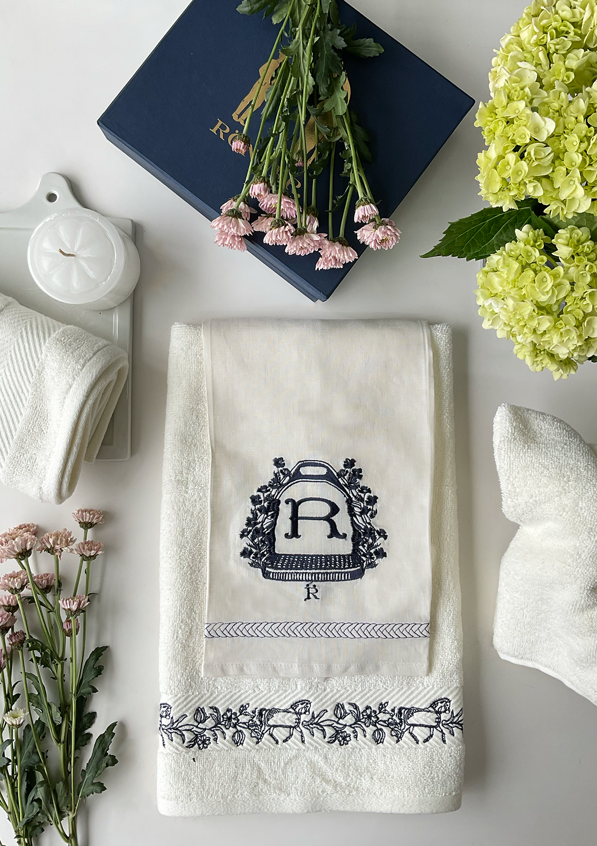 Hand towel Set | Navy