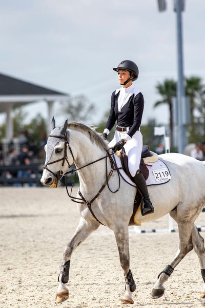 Juliette Show Breeches in White