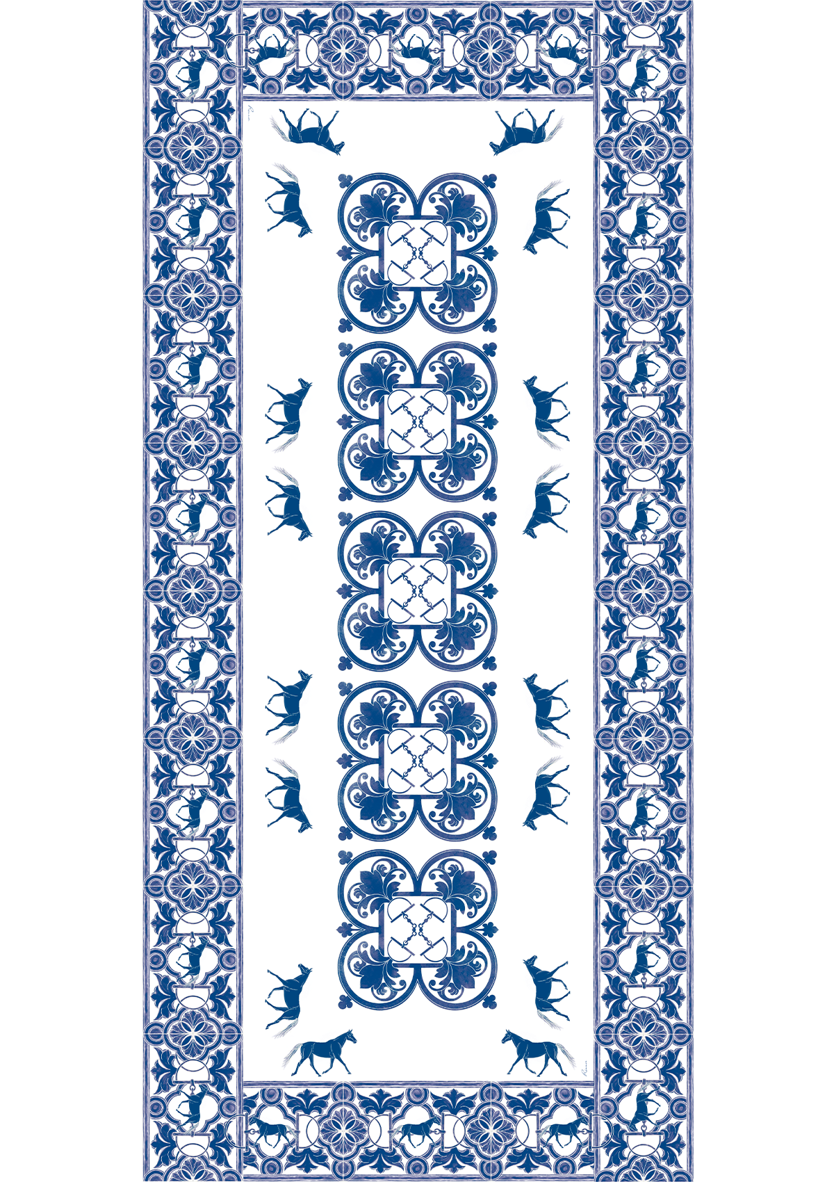 Aria Tablecloth | Blue