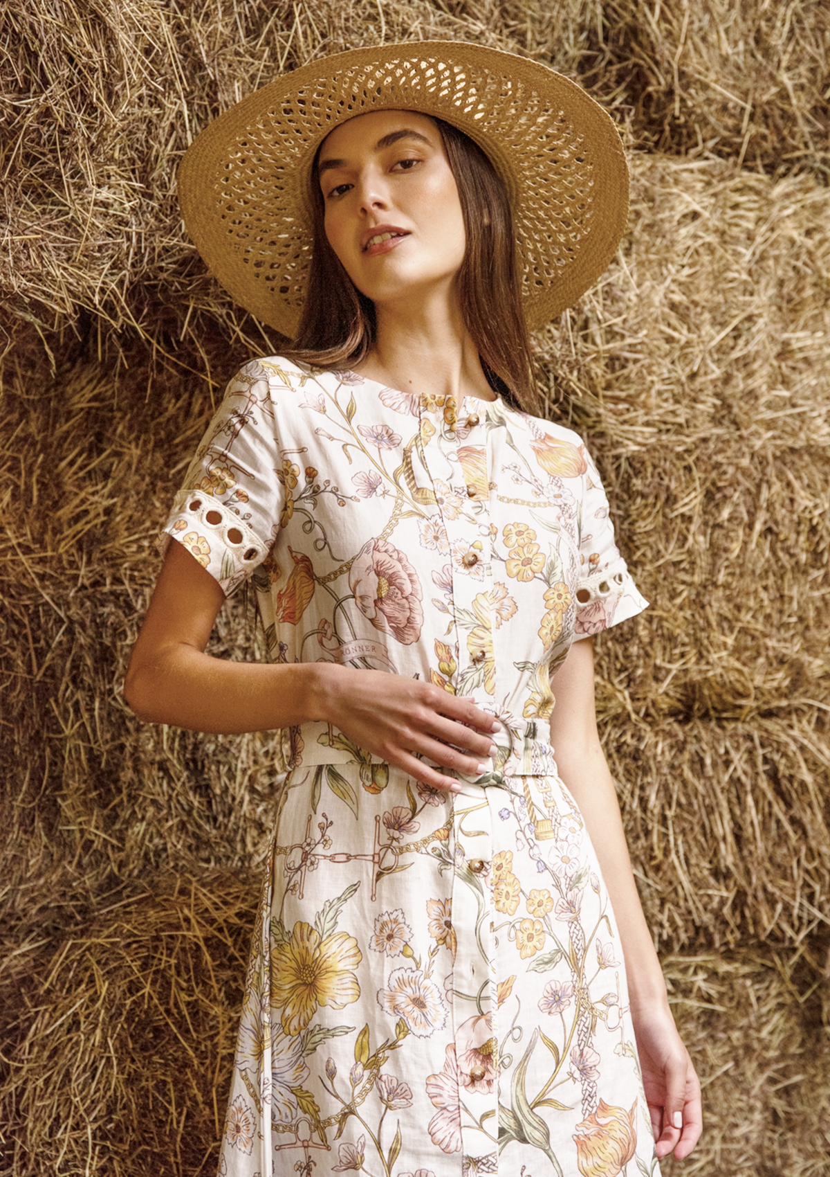 Marigold Linen Dress