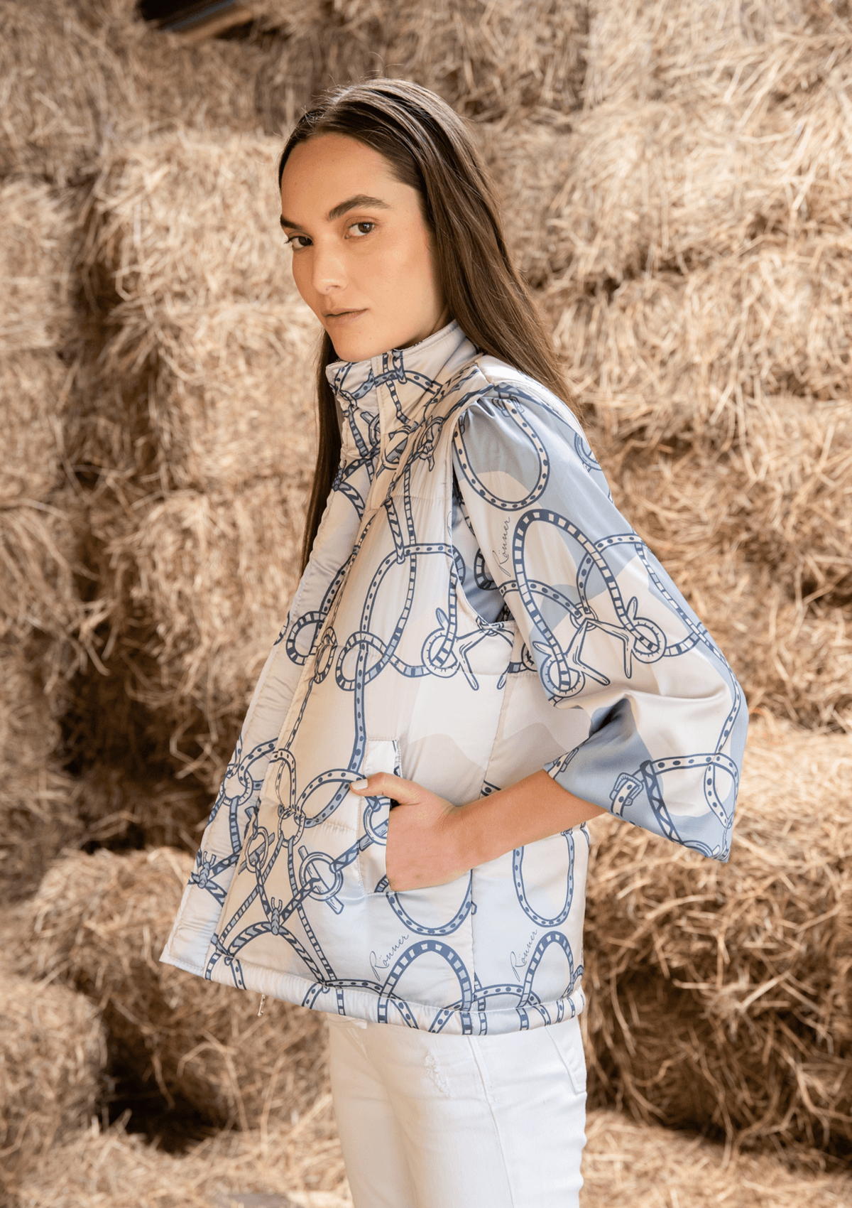 Mystic Vest | Saddlery Print | Azurelle