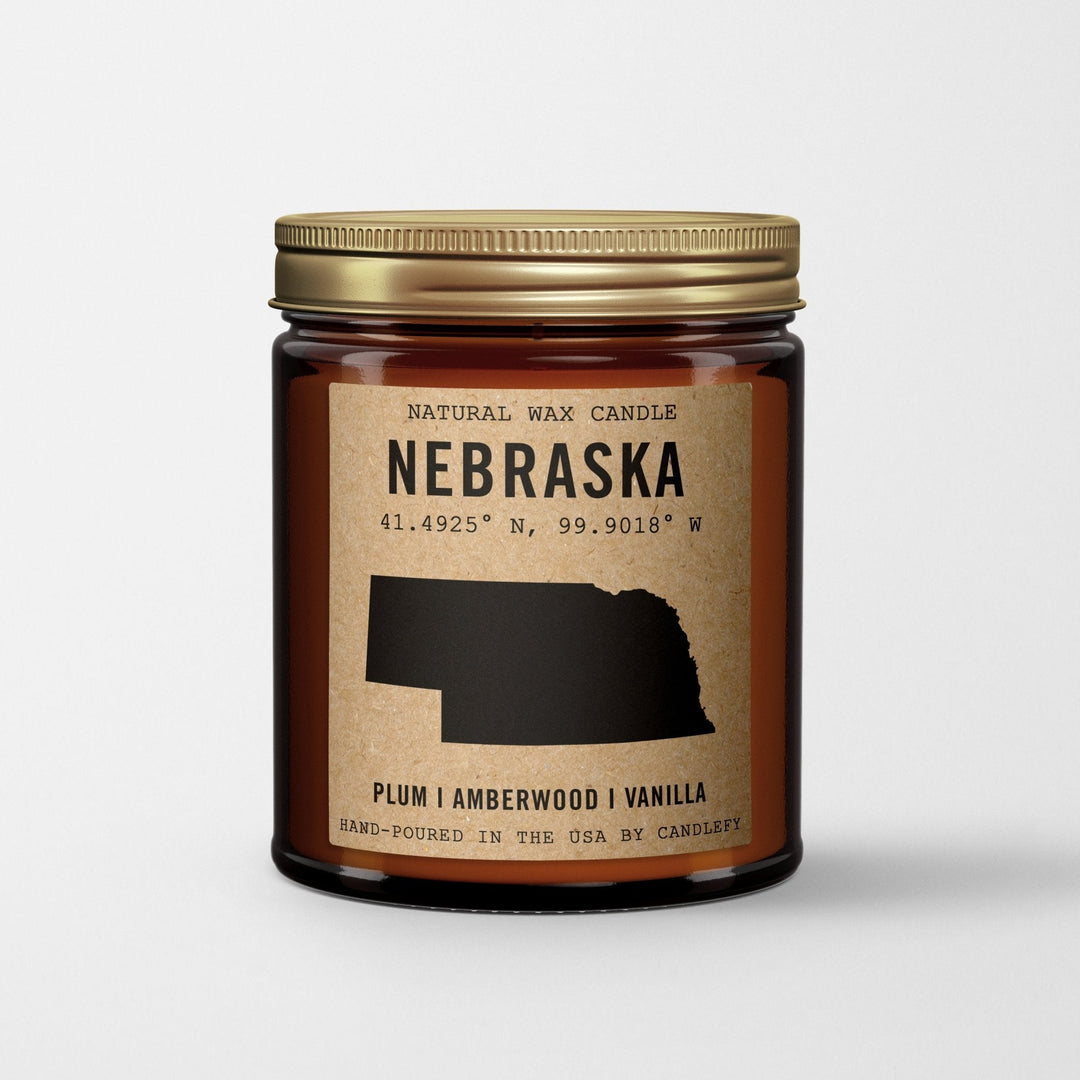 Nebraska Homestate Candle