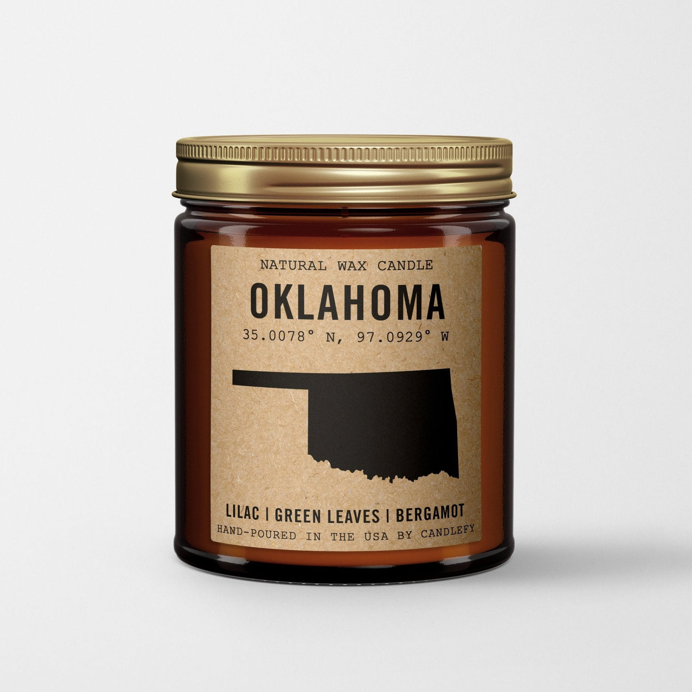 Oklahoma Homestate Candle