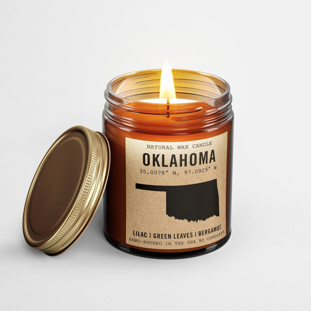 Oklahoma Homestate Candle