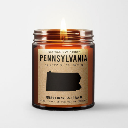 Pennsylvania Homestate Candle