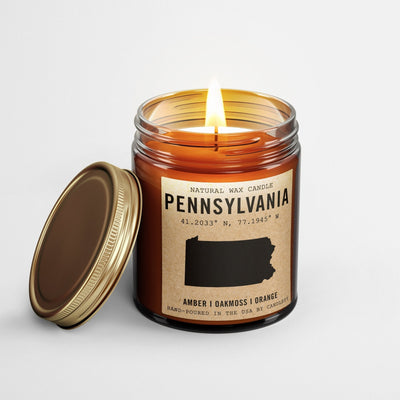 Pennsylvania Homestate Candle