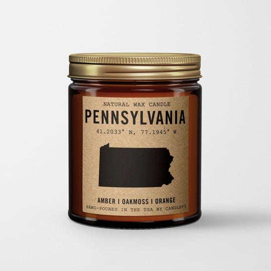 Pennsylvania Homestate Candle